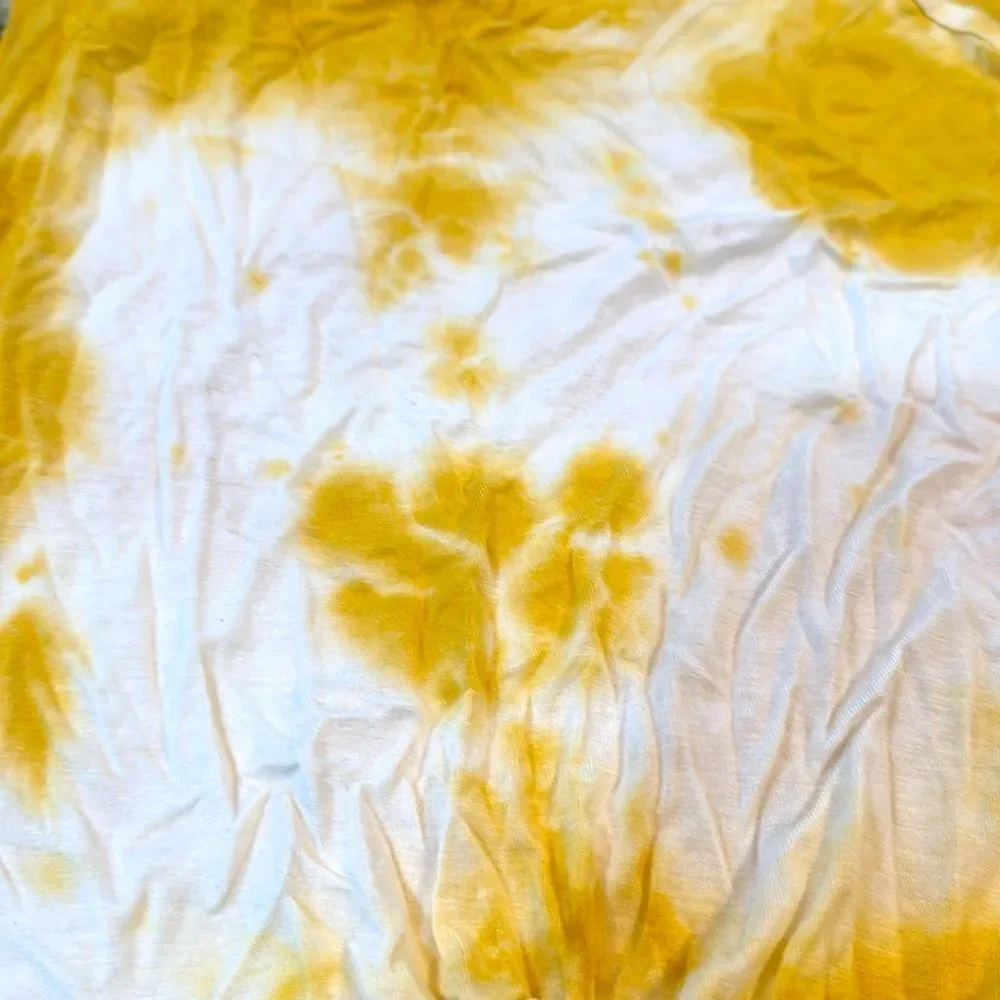 Kids Yellow Tie-Dye Tank Top